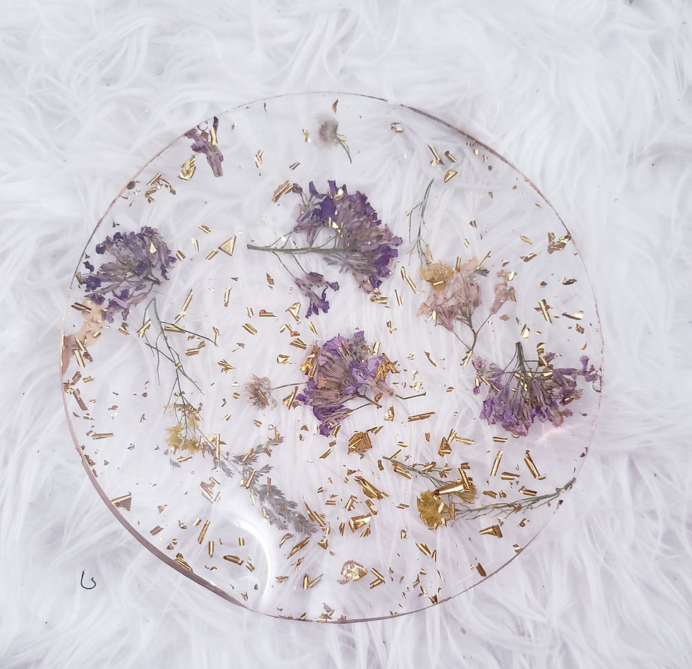 Thumbnail: Flower Resin Bowl Dish