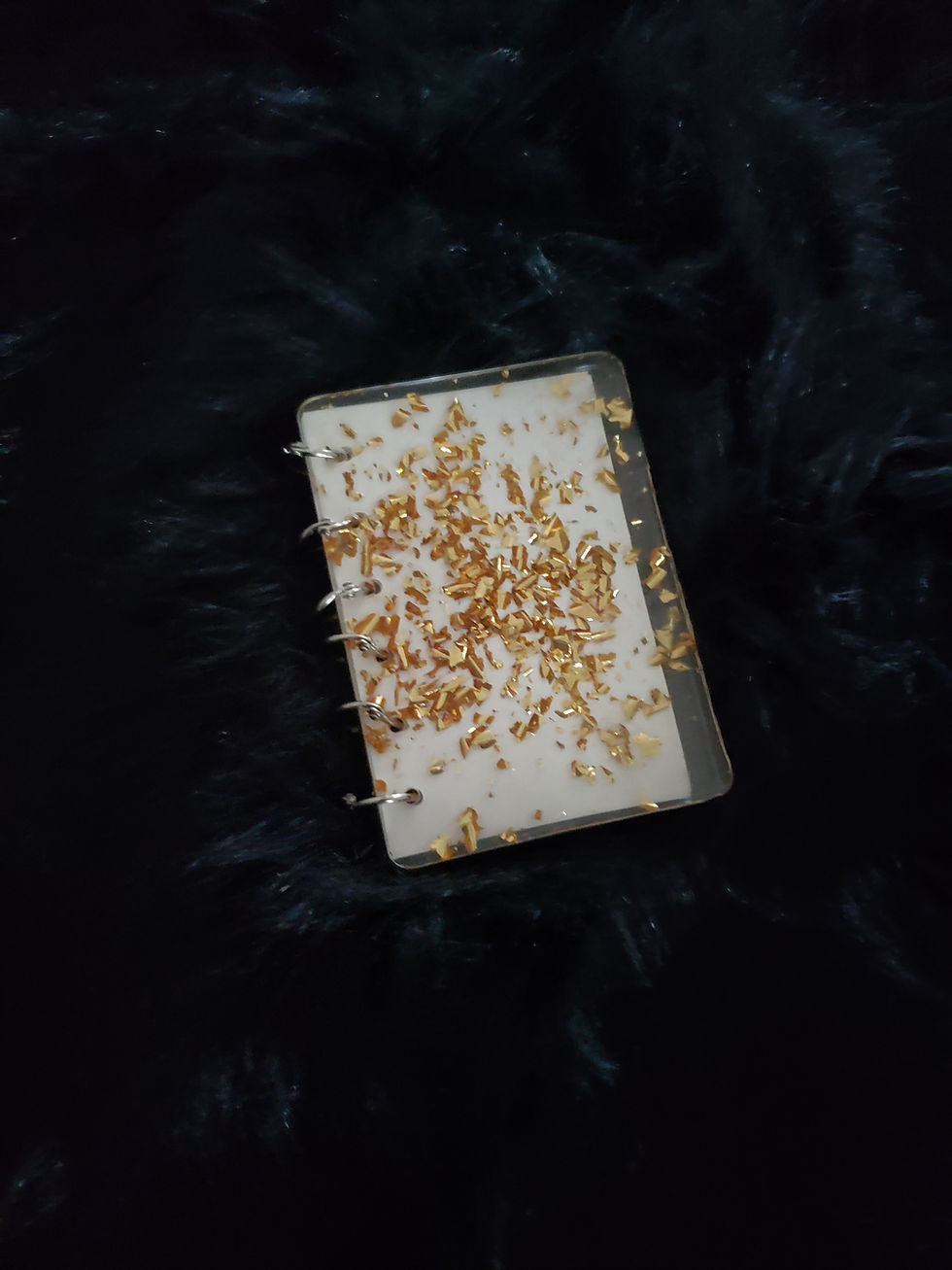 Thumbnail: Resin Gold Flake Notebook Large