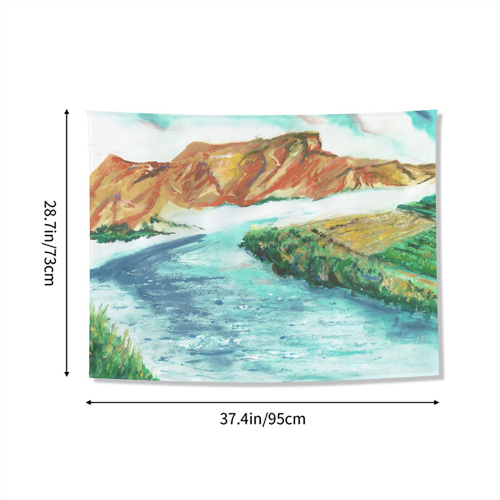 Thumbnail: Valley of Jericho Wall Tapestry | Nativity Scene Backdrop