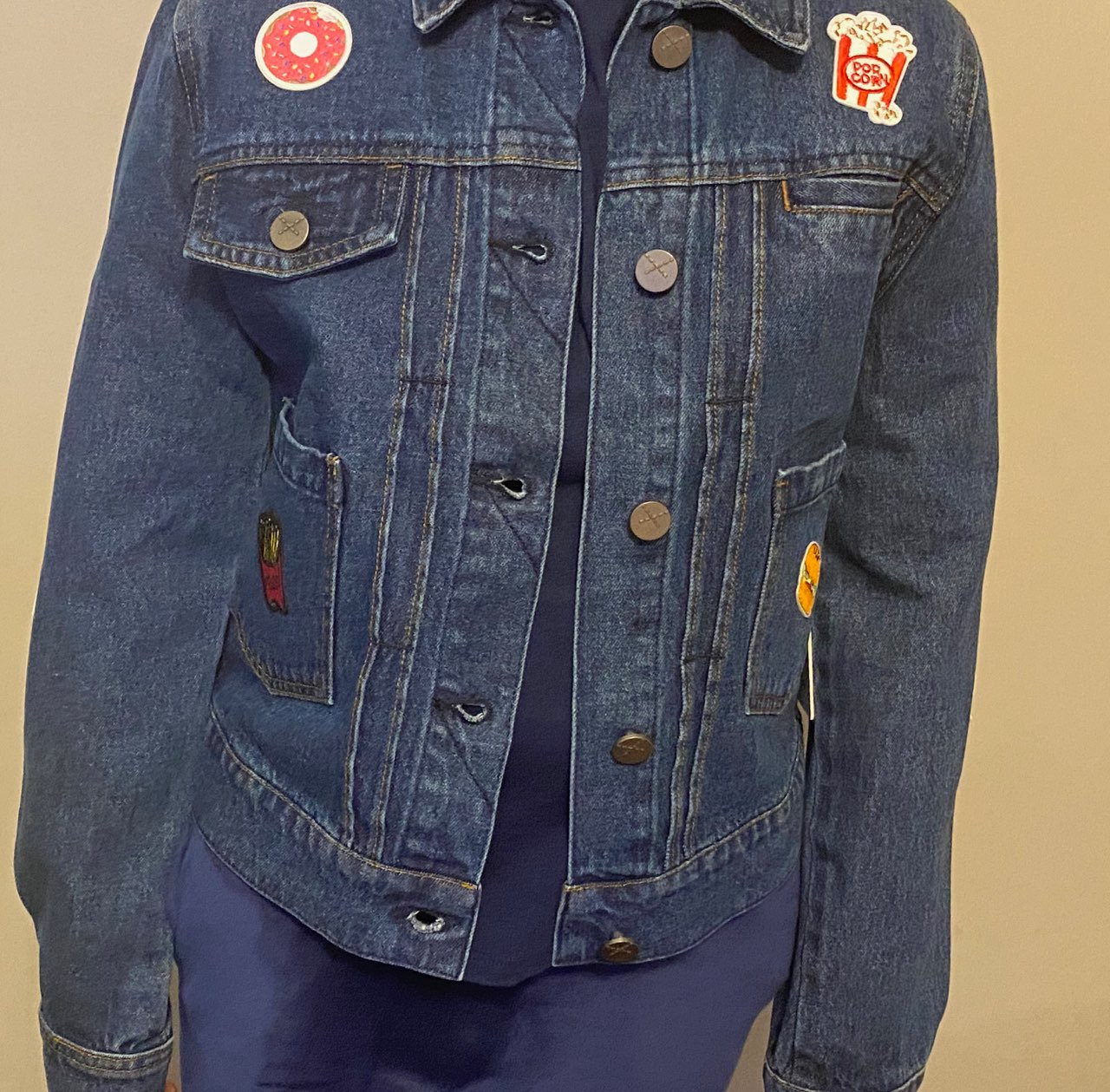 Kids Custom Patch Denim Jacket 