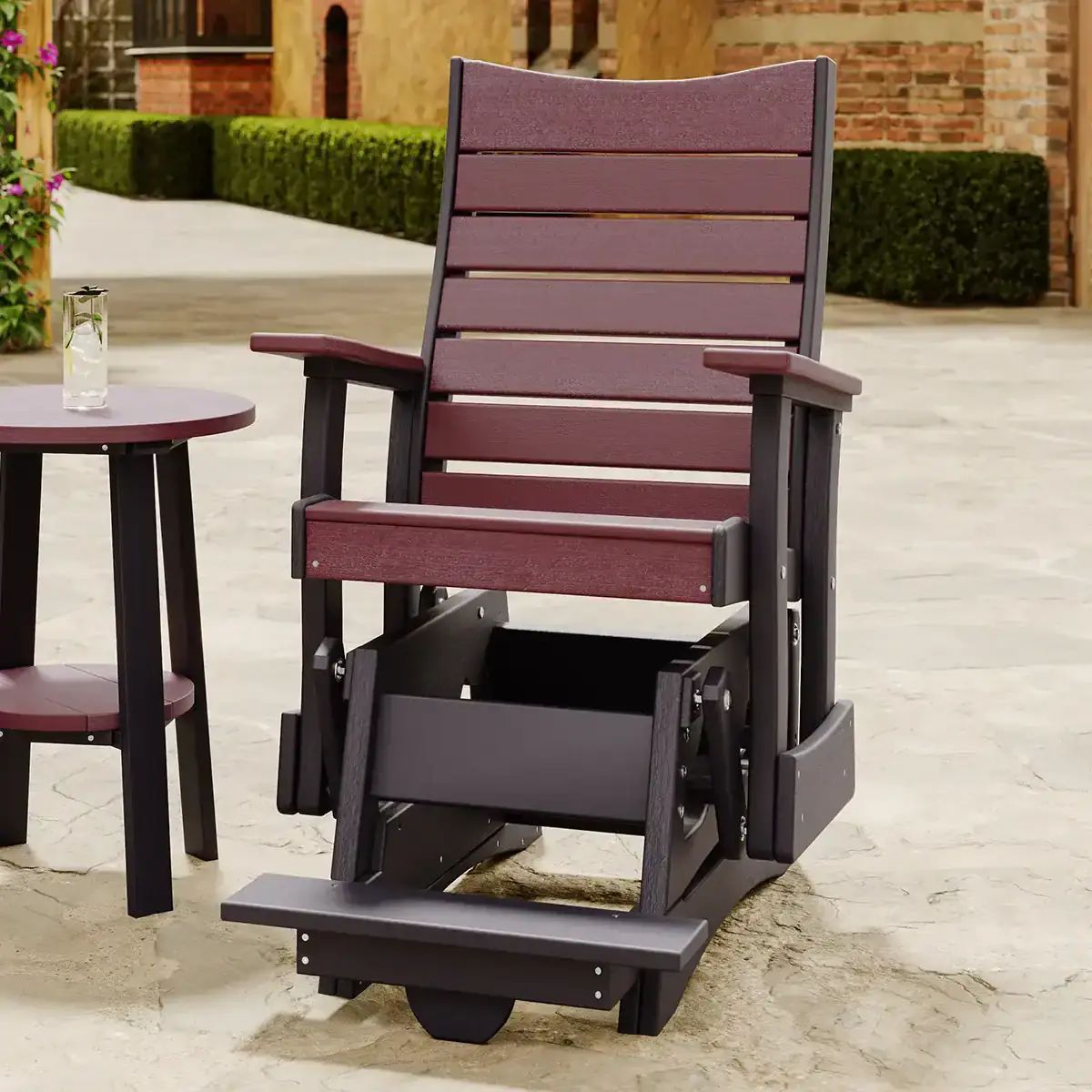 2’ Contour Balcony Glider Chair