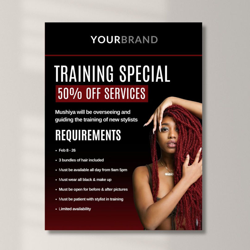 Creative social media flyer designed for online engagement and promotions