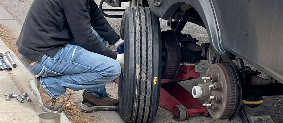 Changing out the RV Tires