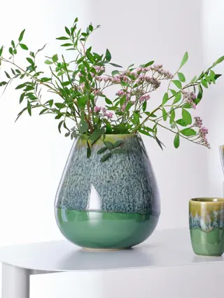 Miniature : Vase vert/vert foncé - ASA