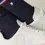 Miniature : Chaussettes mi-hautes en coton Le Slip Français - Lucas Drapeau Marine