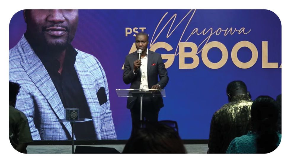 Pastor Mayowa Agboola