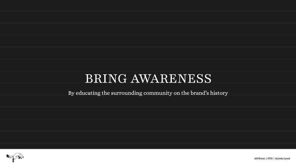 ...Bring Awareness