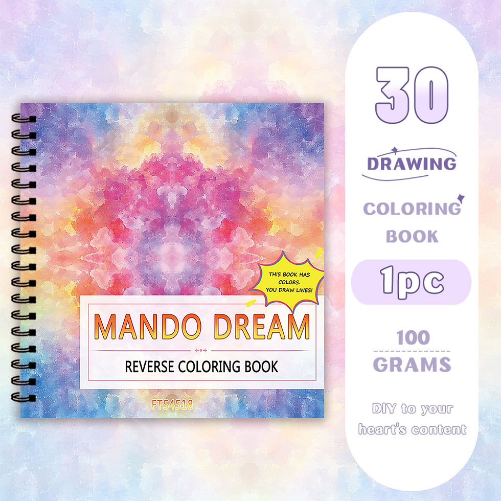 Thumbnail: Mandala Dream Reverse Colouring Book