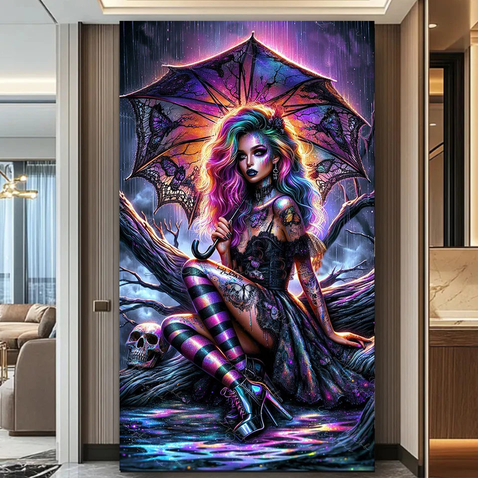Vibrant Gothic Fairy Goddess Diy Diamond painting