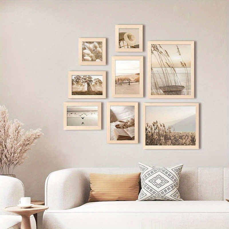 DIY wooden combination reusable picture frame