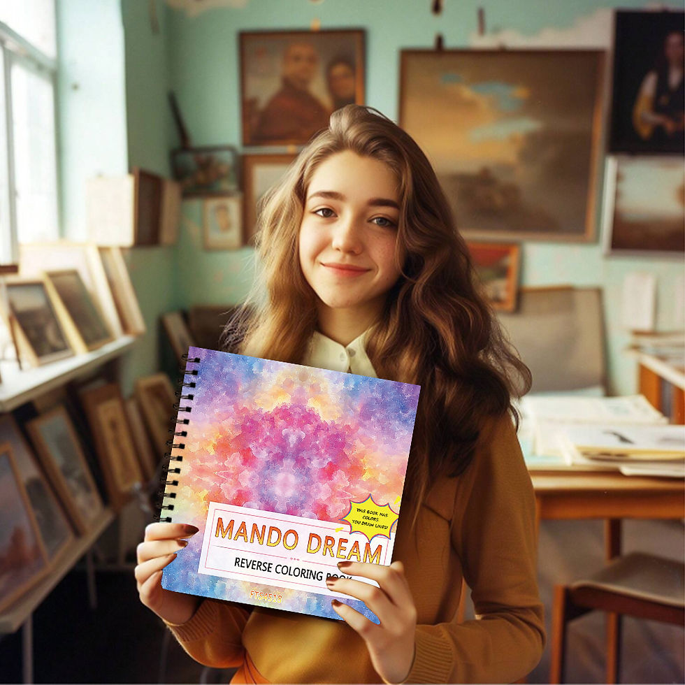 Thumbnail: Mandala Dream Reverse Colouring Book