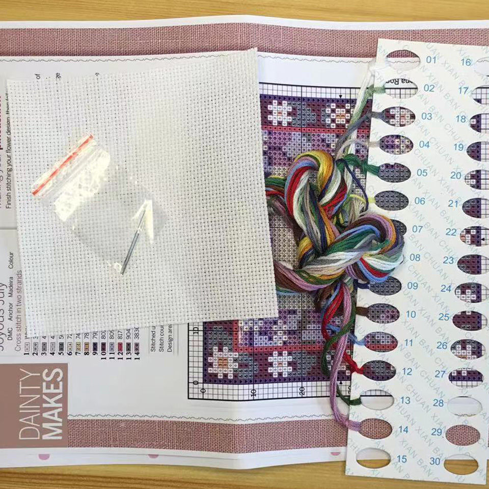 Thumbnail: P71 Cross stitch kits Cross-stitch Pin Cushion Kits