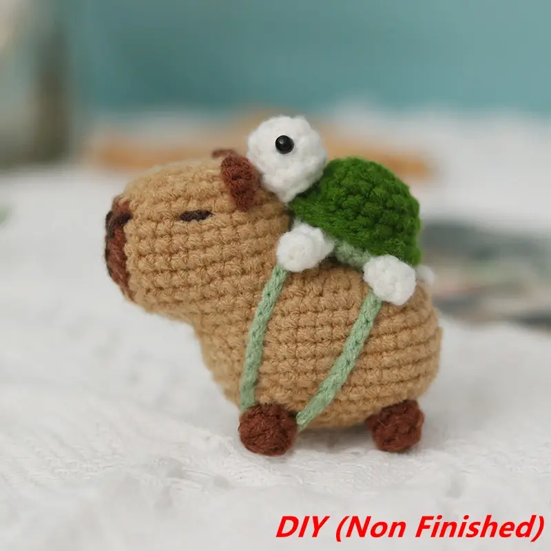 Thumbnail: Capybara Crochet Kit, Cute Crochet Kit Set