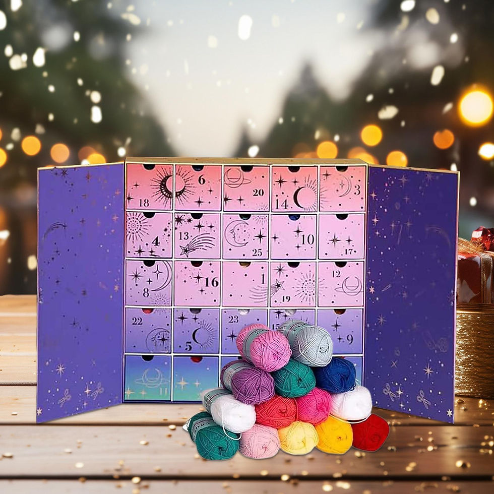Thumbnail: Yarn Christmas Advent 25 Days Knitting Supplies, Crochet Society C