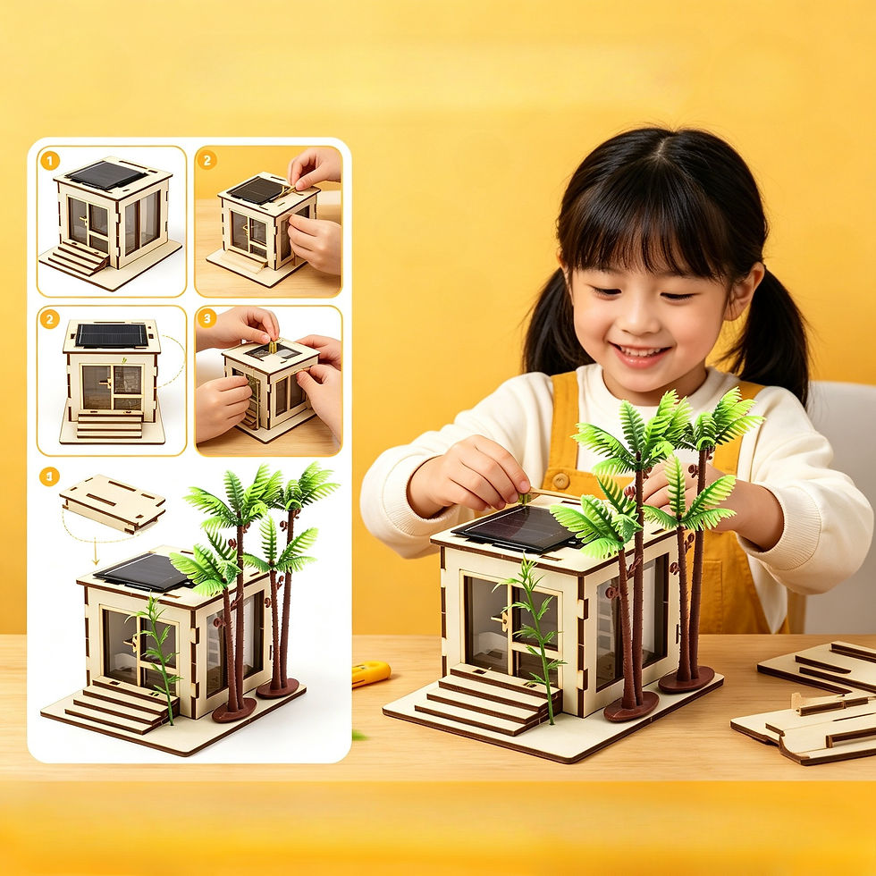 Thumbnail: Solar  children's science and education experiment Diy handcrafted assembly mode