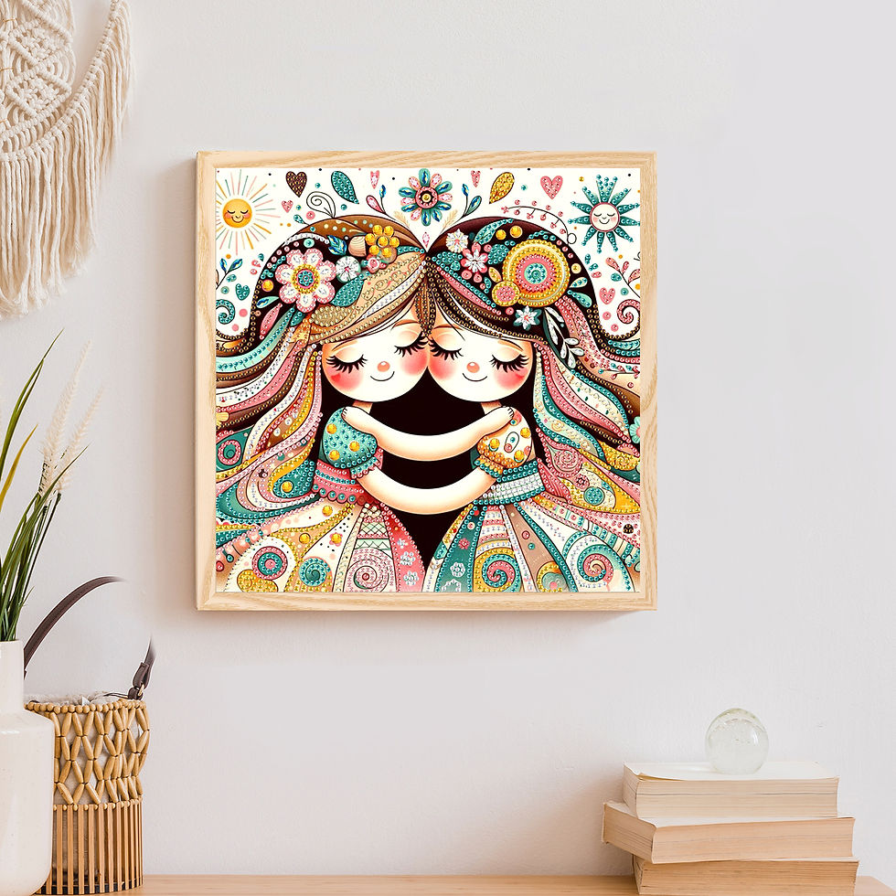 Thumbnail: 5D DIY Diamond Painting: Sister, My Best Friend