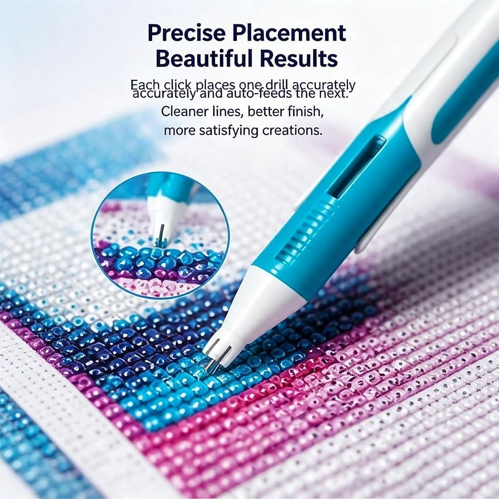 Thumbnail: Beadblitz Diamond Art Pen Dispenser, Automatic Diamond Painting Bead Dispenser, 