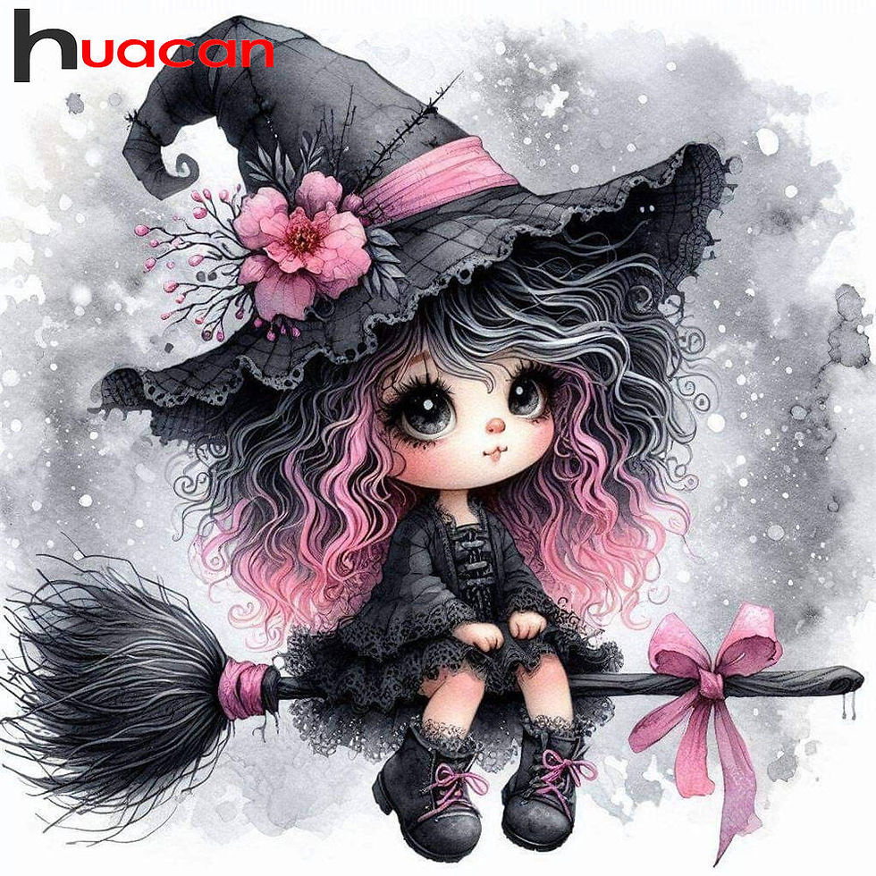 Thumbnail: Huacan DIY Diamond Witch Magical Halloween 5D