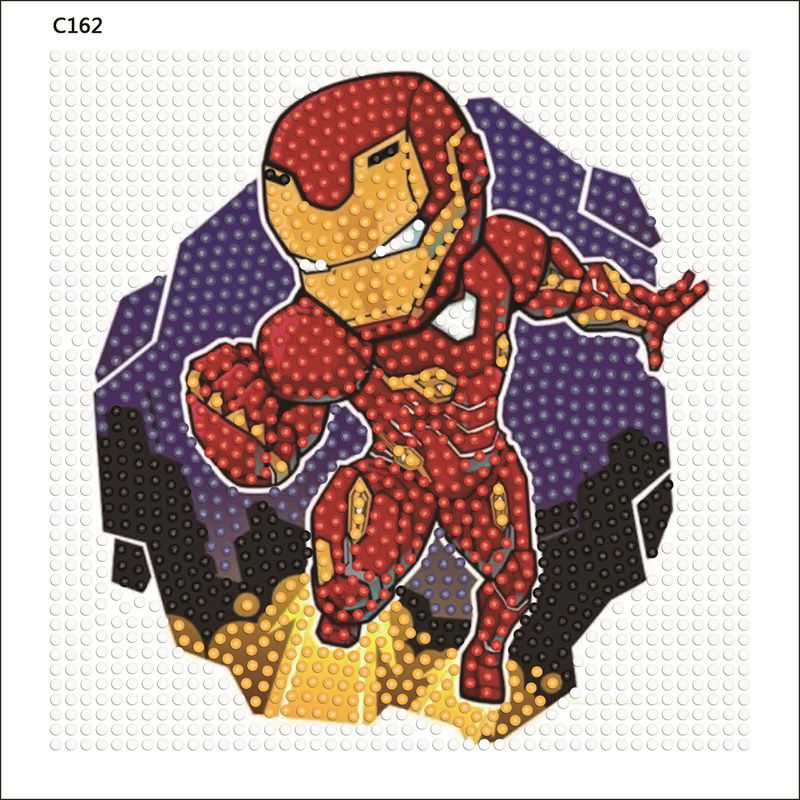 Marvel Avengers Inspired 5D Diamond Painting Kit: Ironman