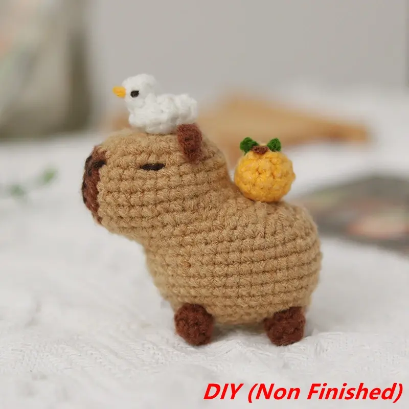 Thumbnail: Capybara Crochet Kit, Cute Crochet Kit Set