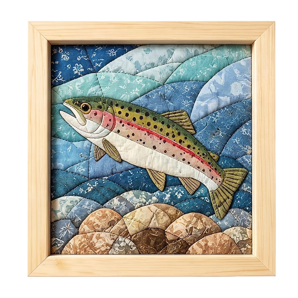 Thumbnail: Handmade No-Sew Fabric Mosaics Kit for Adults
