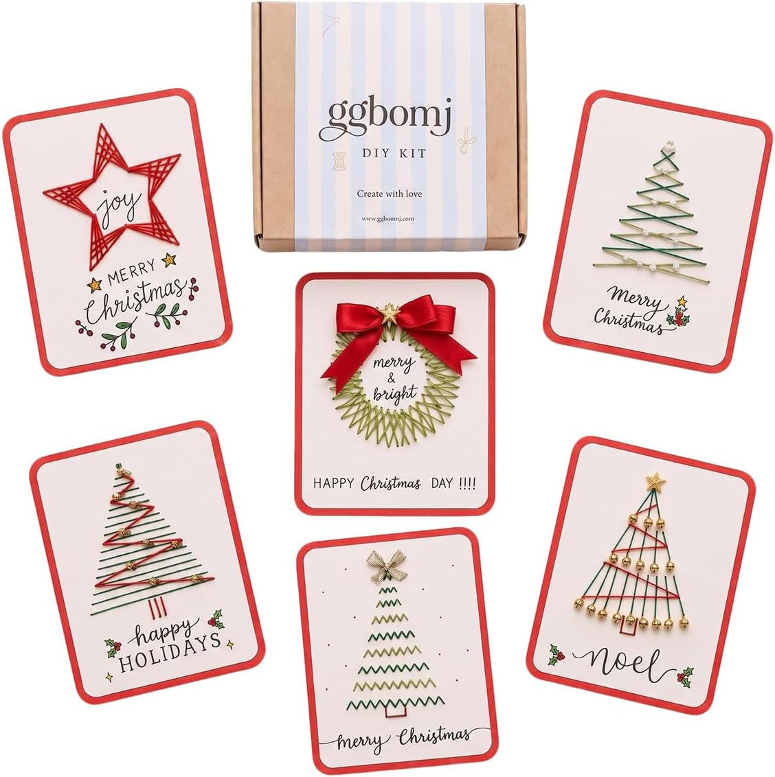 2026 Merry Christmas Handmade Card DIY kits
