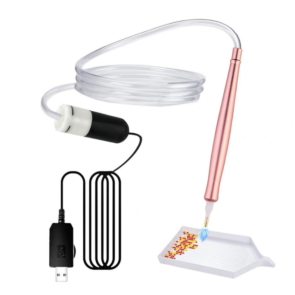 Thumbnail: Electric Vacuum Diamond Art Pen - Wax-Free 5D Drill Stylus for Adults & Kids,