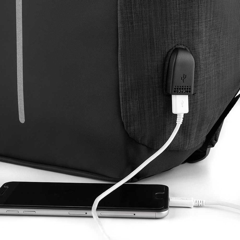 Miniatura: UP14290 Mochila Poliéster Anti-Furto USB