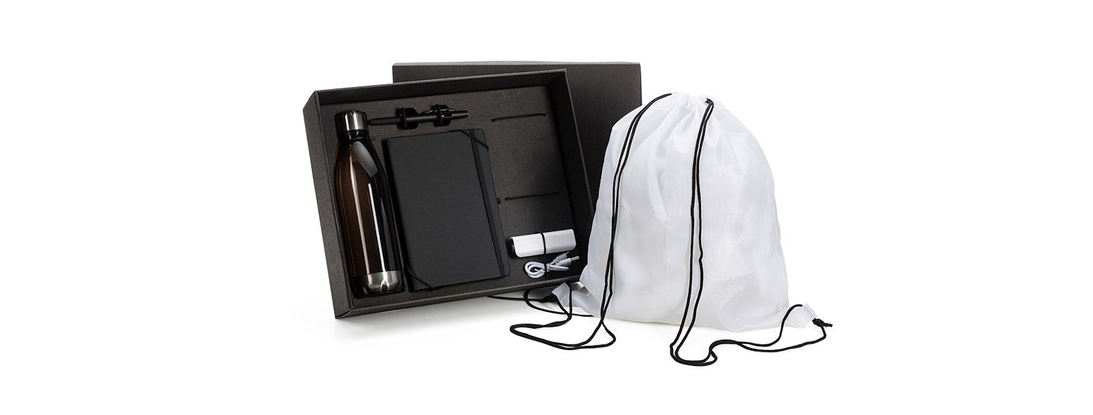 UP-90171 Kit Boas Vindas - Preto / Branco - 5 Pçs
