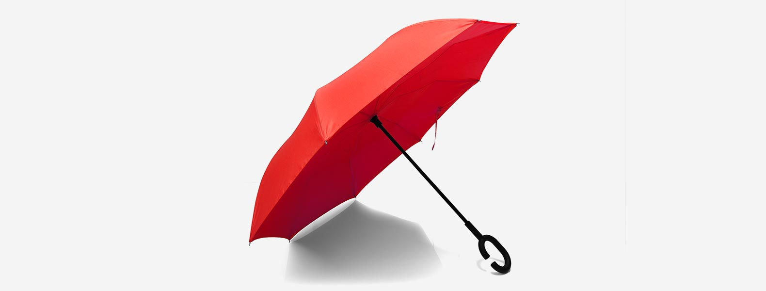 UP-00414 Guarda-Chuva Invertido - Vermelho - 108 Cm
