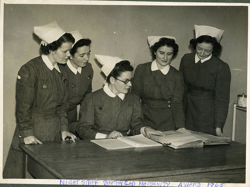 Southmead Maternity Hospital Night Staff A Ward 1945