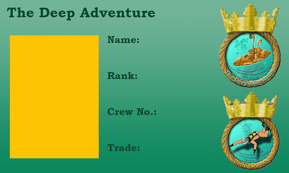 Name badge Daring Divers