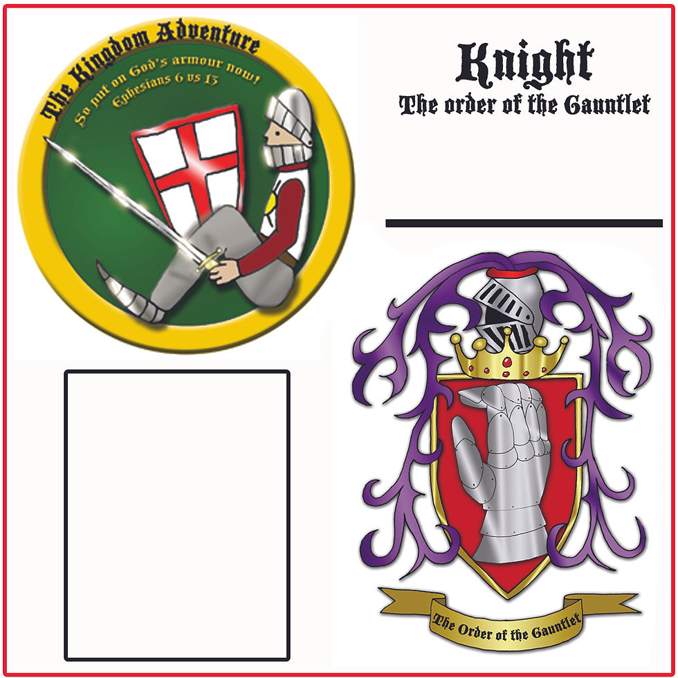 Knight Gauntlet badge