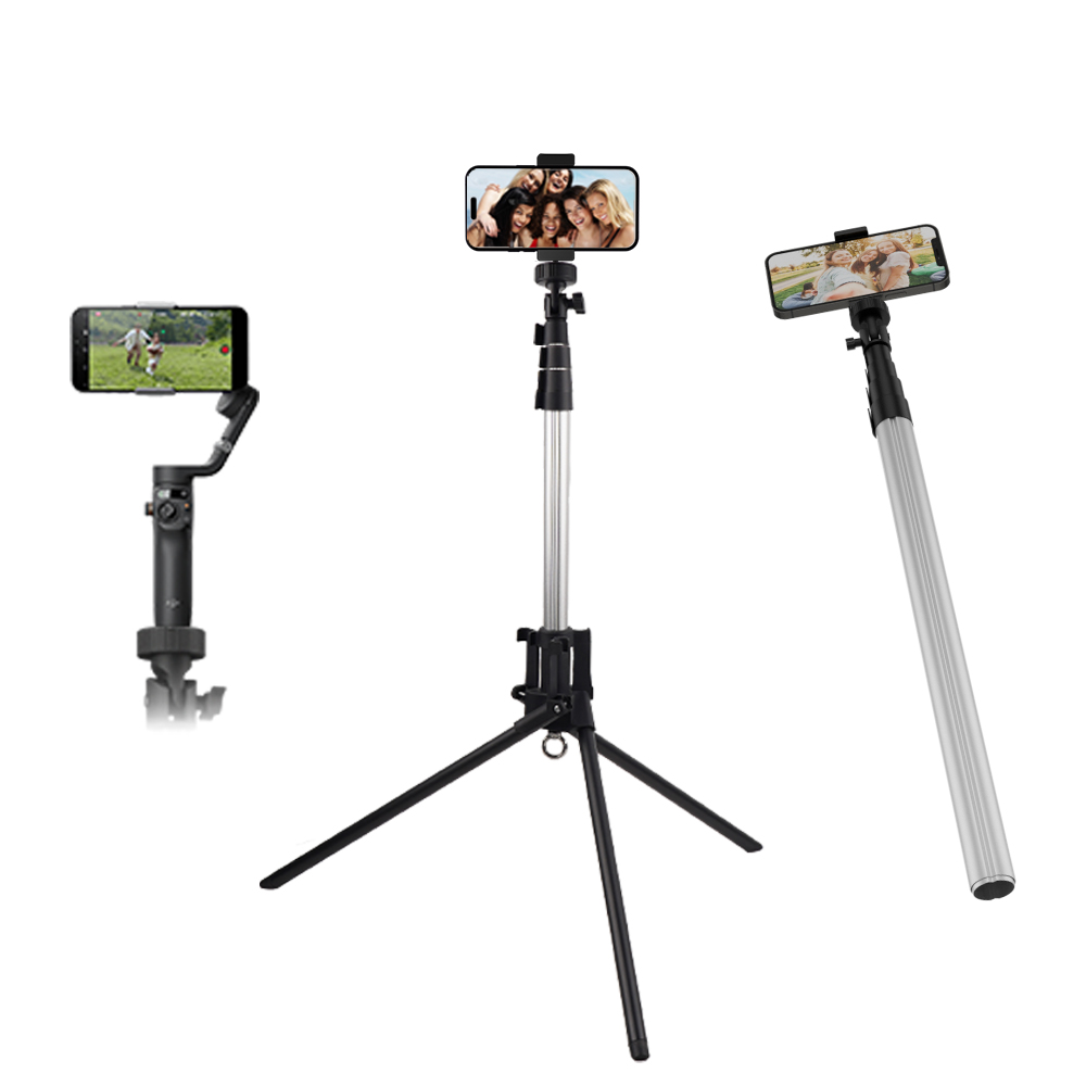  Shop Now! 1.9 Meter Aluminum Reverse Folding Tripod for Selfie, Cell Phone Holder Aluminum Lamp Stand, Digital Camera Tripod with Fixture
