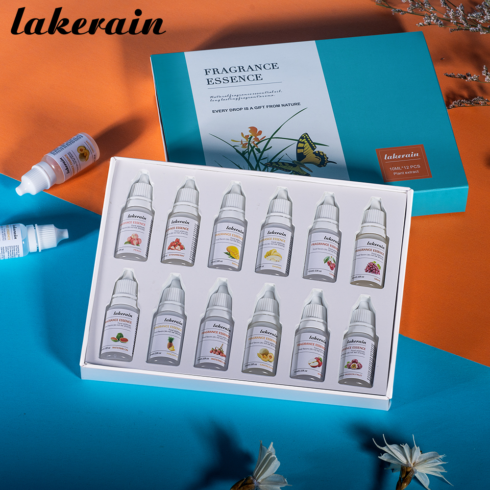  Best Offers 1 Set Flower Fruit Essential Oil Diffusers Essential Oils Strawberry Mango Passion Fruit Coconut Flavoring Oil for DIY Lip Gloss