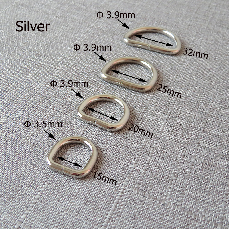 Sky-High Savings 1 Pcs 10mm 15mm 20mm 25mm 32mm Straps Webbing Metal Belt Buckle D Rings Clasp DIY Bag Dog Collar Leash Harness Sewing Accessory