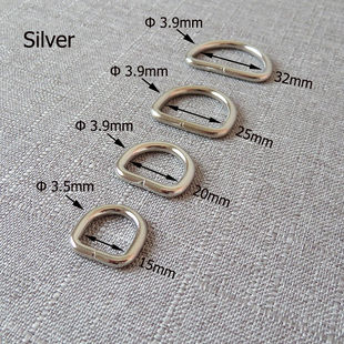 Upgrade Your Look with the  Sky-High Savings 1 Pcs 10mm 15mm 20mm 25mm 32mm Straps Webbing Metal Belt Buckle D Rings Clasp DIY Bag Dog Collar Leash Harness Sewing Accessory