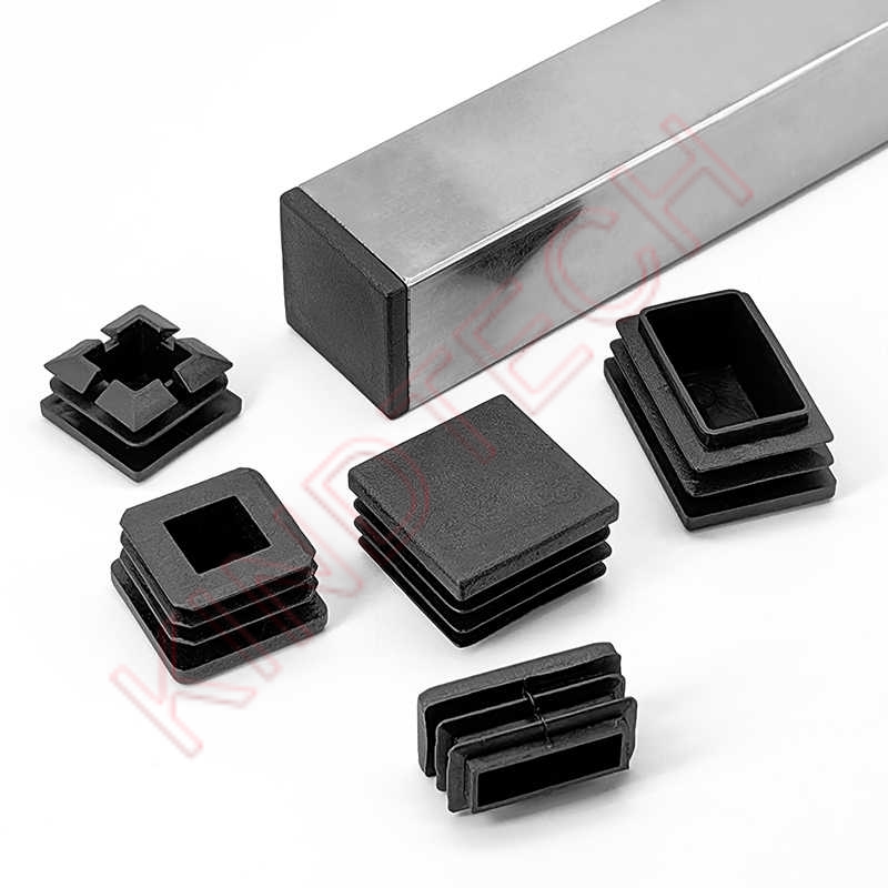  Incredible Savings 1-20Pcs Black PP Plastic Square Blanking End Cap 10x10mm ~ 200x200mm Tube Pipe Inner Plug Table Chair Furniture Foot Cover