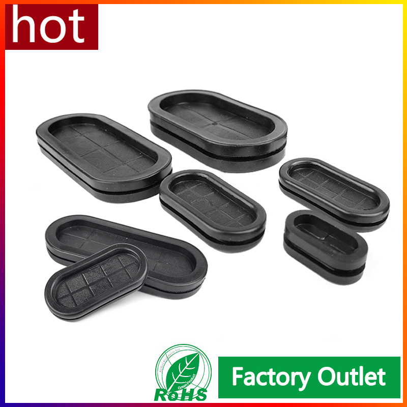 Lowest Prices Ever 1/10pcs Oval Rubber Grommet Blanking Hole Wiring Cable Gasket Rubber Seal Assortment Set For Protects Wire Cable Hardware Tool