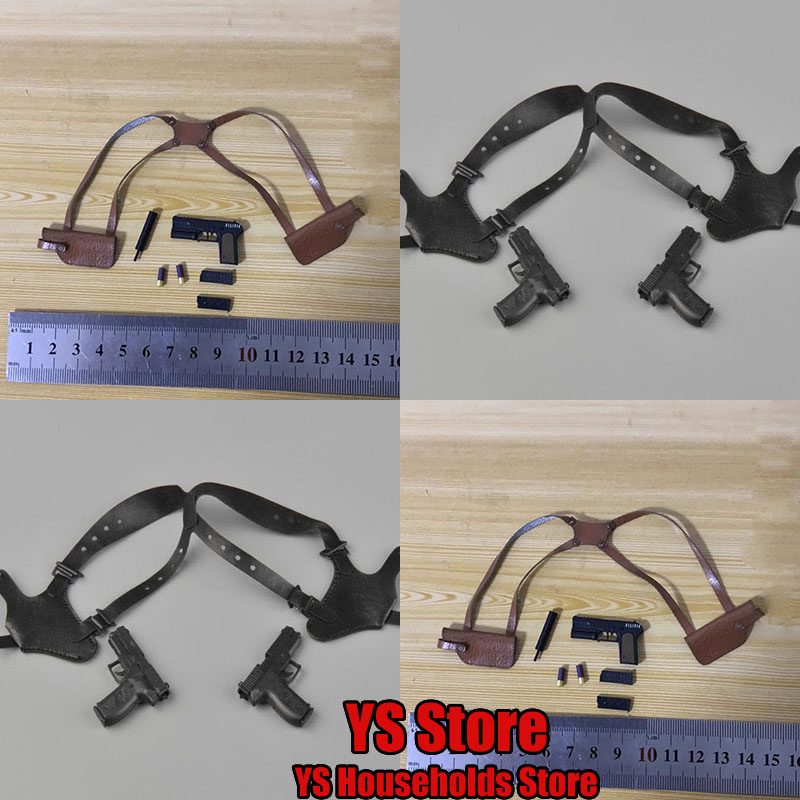  Shopping Spree Starts Now 1/6 Soldier Chest Bag Military Crossbody Tactical Storage Holster Underarm Strap Wallet Gun Pocket For 12" Action Figure Doll