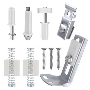 Explore Our Weekly Deals 1 Outfit Smooth Wear-resistant Bi-fold Door Kit Spring Top Bottom Pivots Bracket Guide Wheel Kit Prevent Sliding Blocked – Perfect for Every Occasion