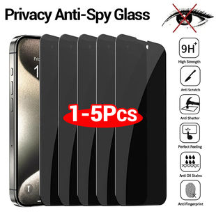 Discover the Remarkable  Grab the Best 1-5PCS Anti-Spy Glass For iPhone 15 14 13 12 11 Pro Max Privacy Screen Protector For iPhone X XS XR 6 6S 7 8 Plus Tempered Glass for Your Wardrobe