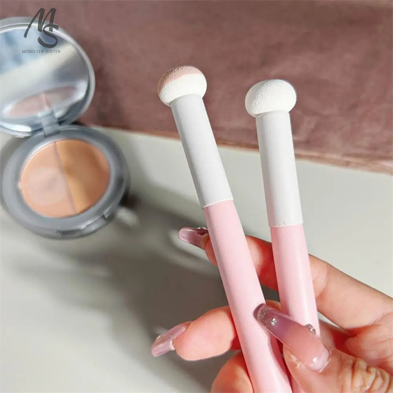  Price Perfection 1/2/3Pcs Wet & Dry Dual-use Makeup Brush Mushroom Head Soft Seamless Blending Puff Lip Smudge Brushes Cream Concealer Tools
