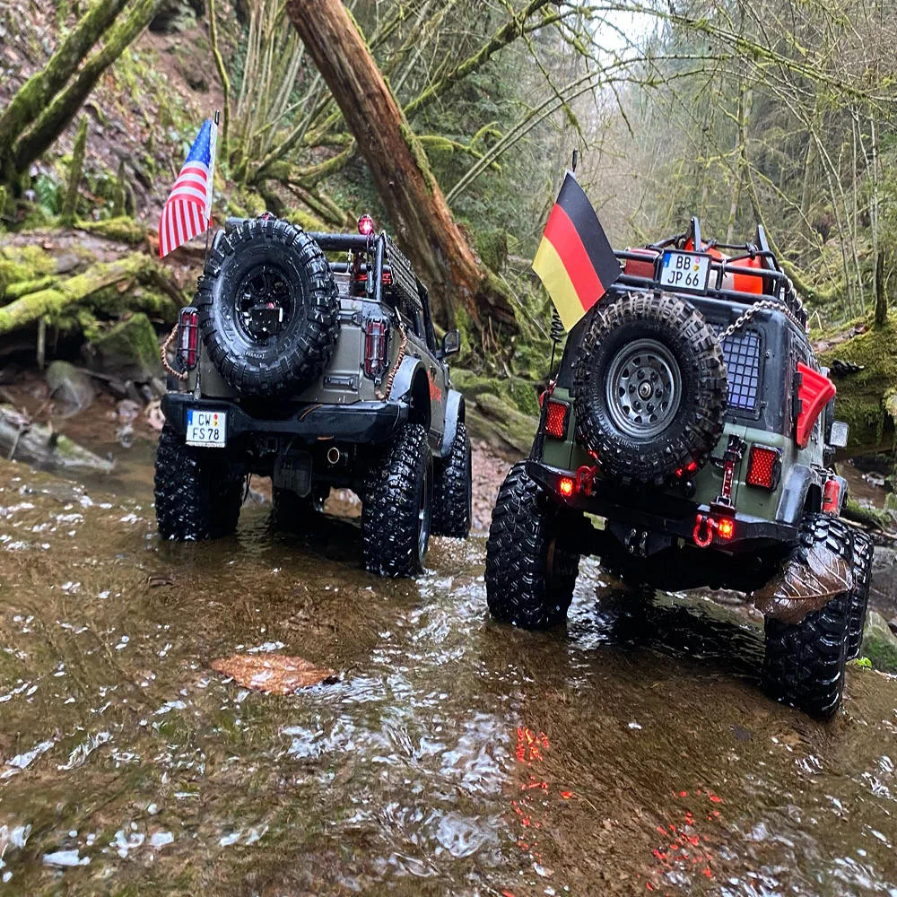  Exclusive Finds 1/8 1/10 Scale Metal RC Decorative Antenna Mast and Flag Accessories for RC Tracked Axles SCX10 90046 Traxxas TRX-4 TRX4 D90