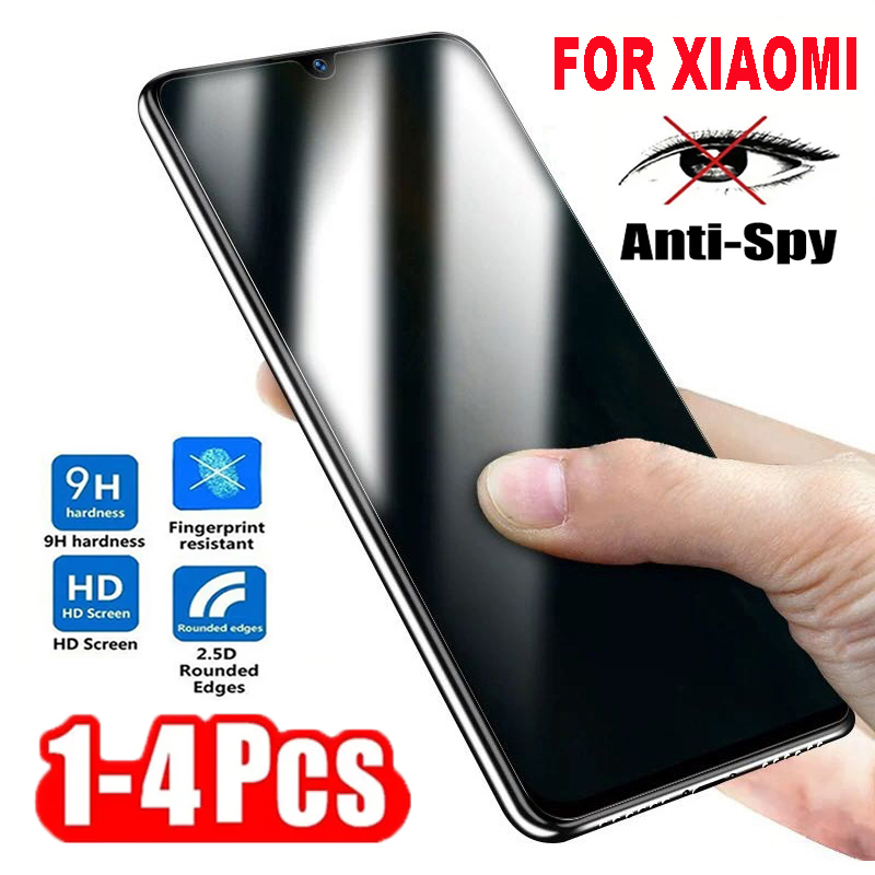 Save Big! 1-4PCS Anti-spy Tempered Glass for Xiaomi Mi 9 10 11 Lite 5G NE Screen Protectors for Xiaomi Mi 9 Pro CC9 Privacy Glass Films