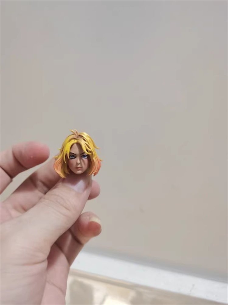 #1 Deals 1/12 Female Soldier Beautiful Girl Head Carving Sculpture Model Toy Accessories Fit 6