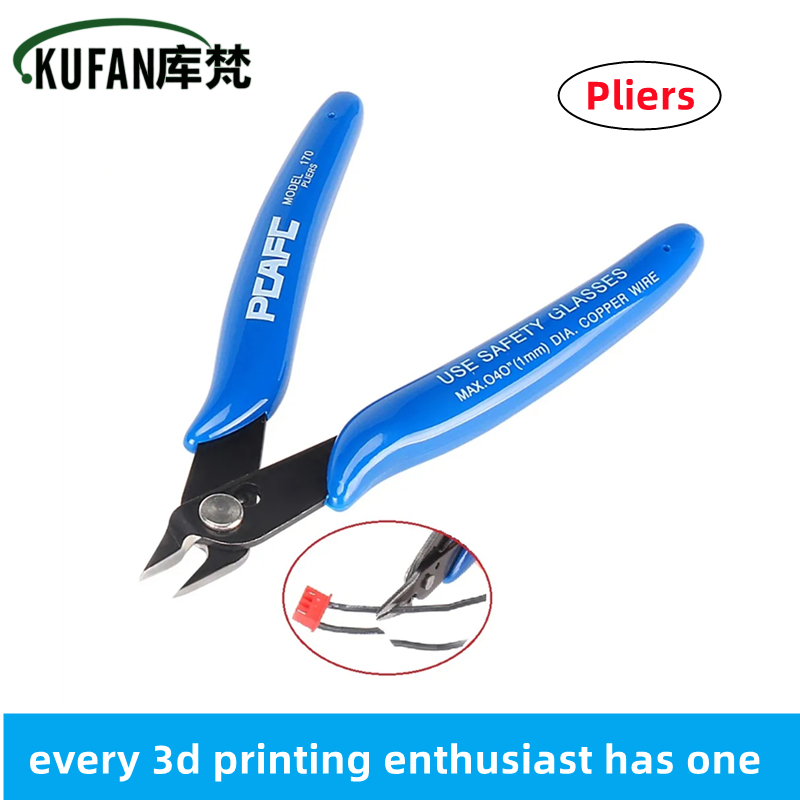  Limited-Time Discounts! 1/5/10PCS PLATO 170 Universal Pliers DIY Electronic Diagonal Side Cutting Nippers Wire Cable Cutter 3D Printer Parts Hand Tools