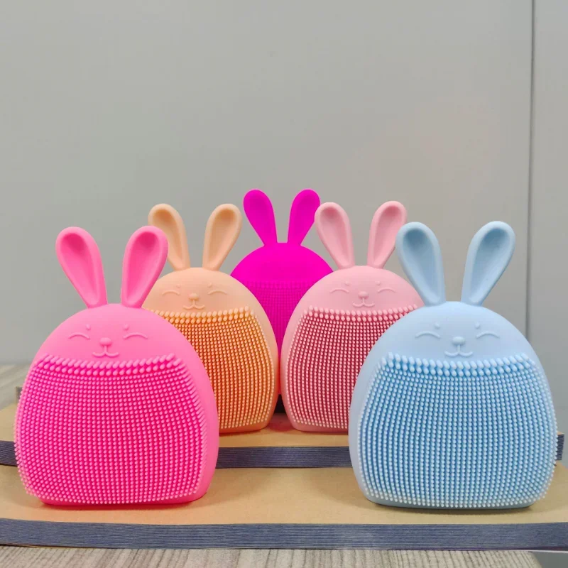  Save More! 1 Pc Rabbit Shape Silicone Face Cleansing Brush Face Washing Product Pore Cleaner Exfoliator Face Scrub Brush Skin Care