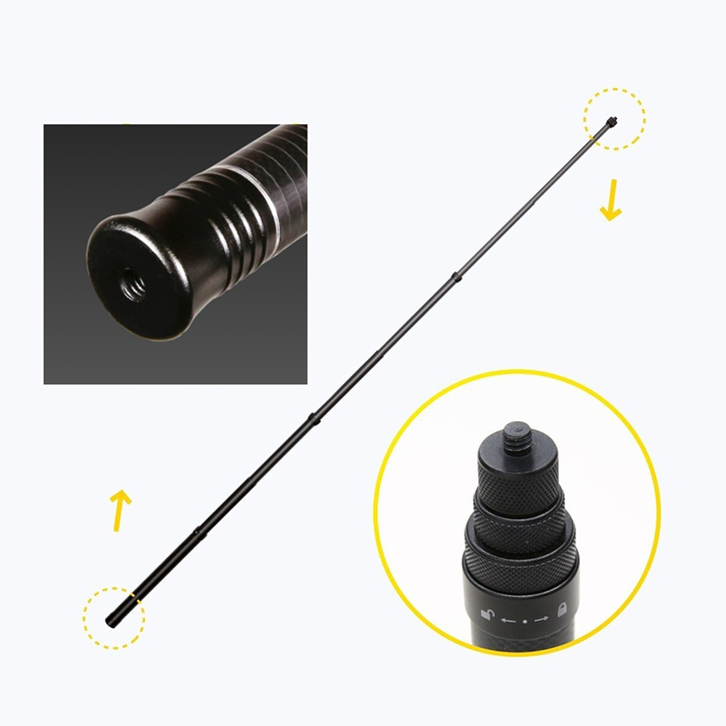 Best Offers 1.5m Ultralight Carbon Fiber Invisible Handheld Selfie Stick Extendable Pole Monopod For Insta360 ONE X2 ONE R Accessories
