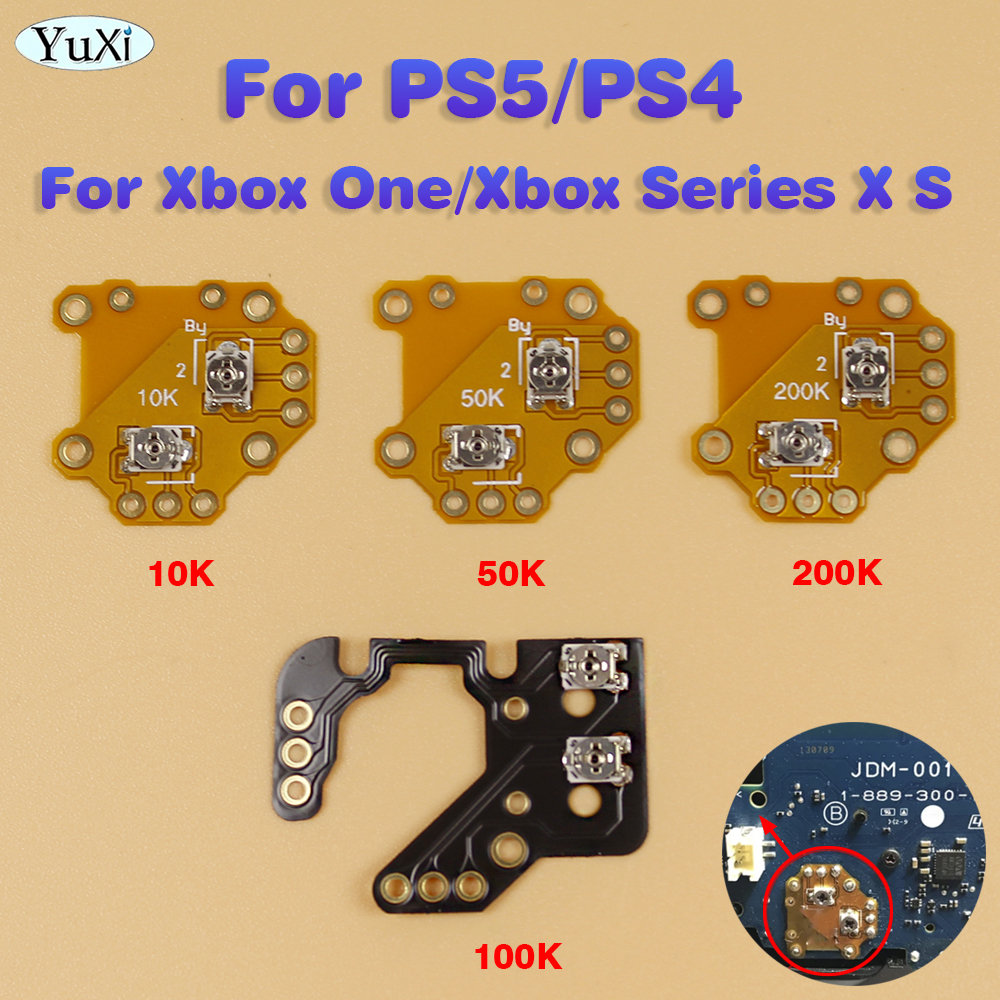  Exclusive Discounts 1 piece 3D Analog Stick Drift Fix Model For PS5 PS4 Gamepad Control Universal Model For Xbox One/Xbox Series X S Repair Part